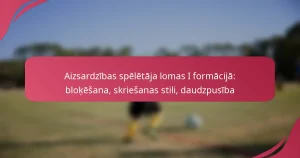 Aizsardzības spēlētāja lomas I formācijā: bloķēšana, skriešanas stili, daudzpusība