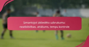Izmantojot izkliedēto uzbrukumu: neatbilstības, attālums, tempu kontrole